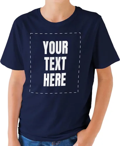 Miniatura 24 de GotPrint Camisa personalizada para hombres, mujeres, añade tu propio texto, camisetas personalizables, camiseta personalizable en la parte delantera