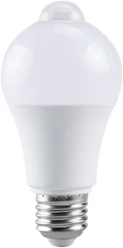 Miniatura 2 de AGIPS - Luces de gran voltaje, 1 unidad, luz nocturna LED, encendido automático, sensor de movimiento, bombilla infrarroja sensible 85-265V 12W 15W