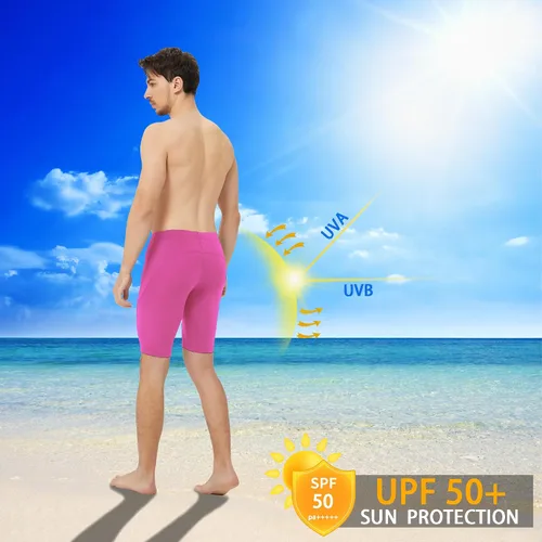Miniatura 19 de Traje de baño deportivo competitivo para hombre, traje de entrenamiento de resistencia de carreras, pantalones cortos de natación de secado rápido