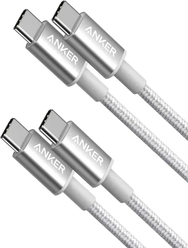 Miniatura 10 de Cable USB C a USB C de Anker, cable de carga rápida tipo C de 60 W (1.8 m, paquete de 5) para iPhone 17 Serie, iPad mini 6 y más (negro)