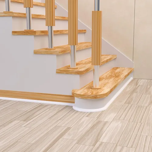 Miniatura 5 de Moldeado flexible de un cuarto de redondo, mini moldura de goma para despegar y pegar (59 pulgadas)