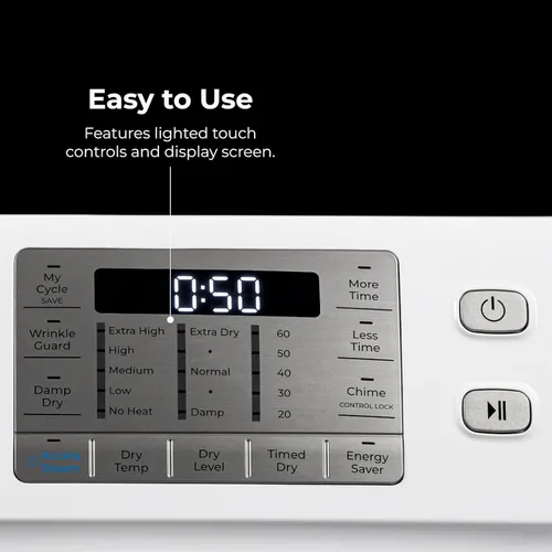 Miniatura 4 de Kenmore Secador de gas de carga frontal de 8.0 pies cúbicos - Protector antiarrugas con vapor Accela para reducir la estática y los olores - Secado