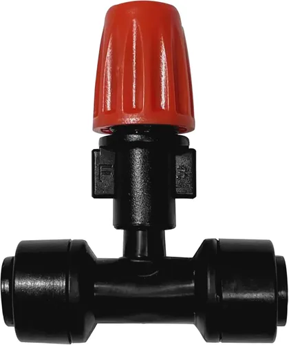 Miniatura 10 de 10 emisores de riego por goteo a presión para tubos de riego de 1/4 de pulgada, pulverizador de emisor de goteo ajustable de 360 grados con estaca
