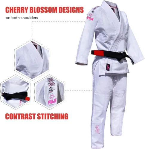 Miniatura 7 de Fuji IBJJF Uniforme, Rosa