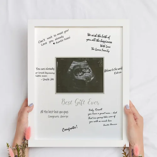 Miniatura 7 de Sonogram - Marco de fotos para abuela, marco de fotos de ultrasonido, anuncio de embarazo para abuela, ideas de anuncio de bebé, marco de fotos