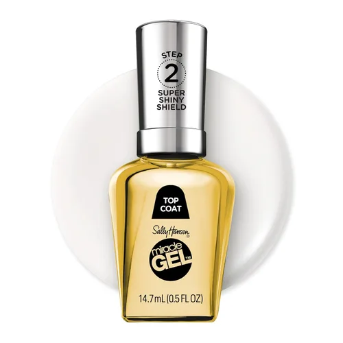 Miniatura 19 de Sally Hansen Miracle Gel™, capa superior mate 102, de larga duración, fórmula tipo gel, sin necesidad de lámpara UV, esmalte de uñas transparente