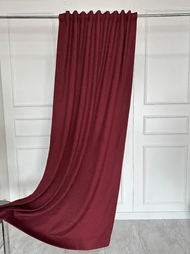 Miniatura 2 de Cortinas de lino sintético (2 paneles de 50 pulgadas de ancho x 108 pulgadas de largo, color blanco hueso)