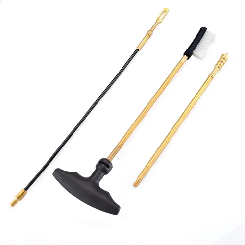 Miniatura 7 de Raiseek Kit de limpieza de pistola de calibre .357 Kit de limpieza de pistola de 0.354 in Kit de limpieza de pistola, cepillo y mordaza