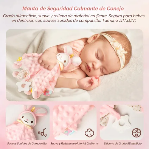 Miniatura 4 de Strawberry Fairy Juego de Regalo de 10 Piezas para Bebés Niñas, Artículos Esenciales para Recién Nacidos Regalos para Bebé Niña, Cesta de Regalo