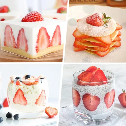 Miniatura 5 de 2 piezas de fresas, cortador de frutas, cortador de huevos de frutas para niños, utensilios de cocina, herramienta cortadora de fresas vegetarianas