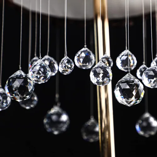 Miniatura 7 de Crystalsuncatcher - Lámpara colgante de bola de cristal transparente de 0.78 pulgadas (0.787 in) para árbol de Navidad, colgante de gota para árbol