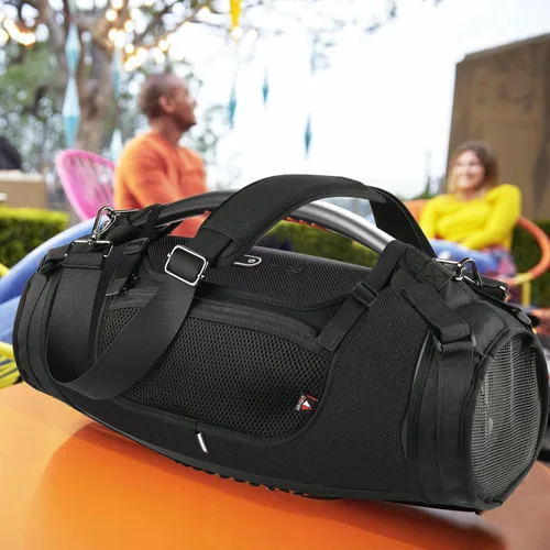 Miniatura 7 de Correa de transporte de viaje para JBL Boombox 3/Boombox 3 Wi-Fi impermeable altavoz portátil, correa para el hombro con dos cubiertas laterales