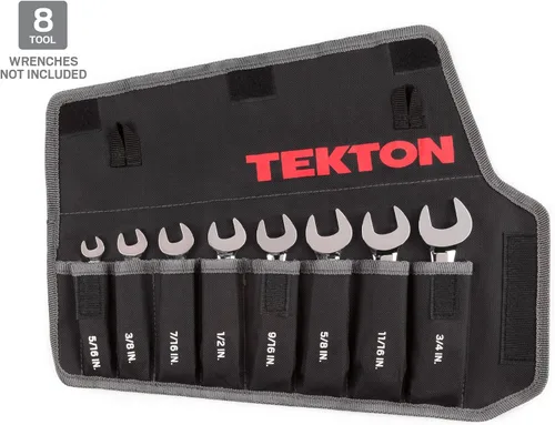 Miniatura 2 de TEKTON Funda para llave combinada de 8 herramientas (5/16-3/4 pulgadas) ORG27108