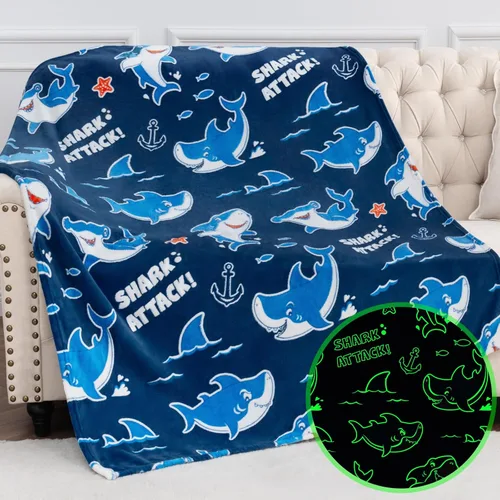 Miniatura 15 de Regalos de unicornio, juguetes para niñas - Manta que brilla en la oscuridad para cumpleaños, Navidad, Halloween, regalos de arcoíris, manta