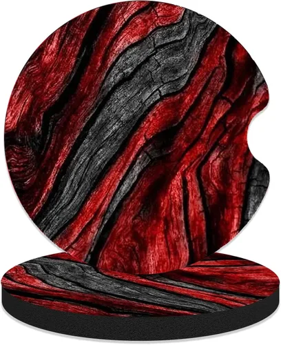 Posavasos de coche de 3.5 pulgadas para portavasos, paquete de 2 posavasos de goma universales antideslizantes grandes para mujeres, accesorios para