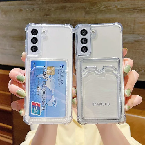 Miniatura 171 de Tuokiou Funda para Samsung Galaxy A14 5G, Fundas Protectoras Transparentes con Ranura para Tarjetas, Funda Cartera de TPU Suave Ajustada Resistente