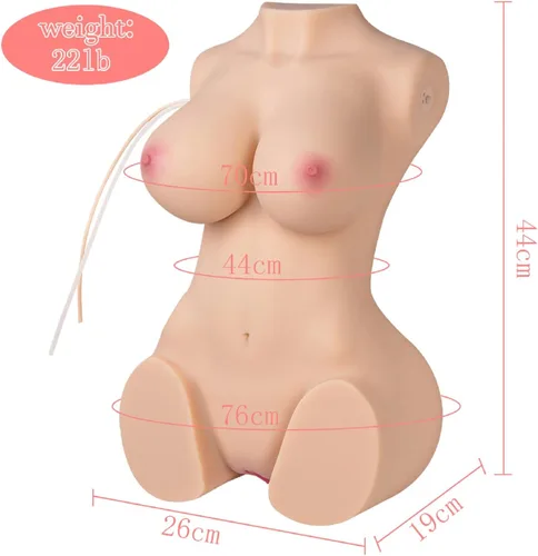Miniatura 6 de Jaspik - Muñecas sexuales automáticas masturbador masculino, 22 libras, 3 en 1, realista, con función de succión y vibración y limpieza automática