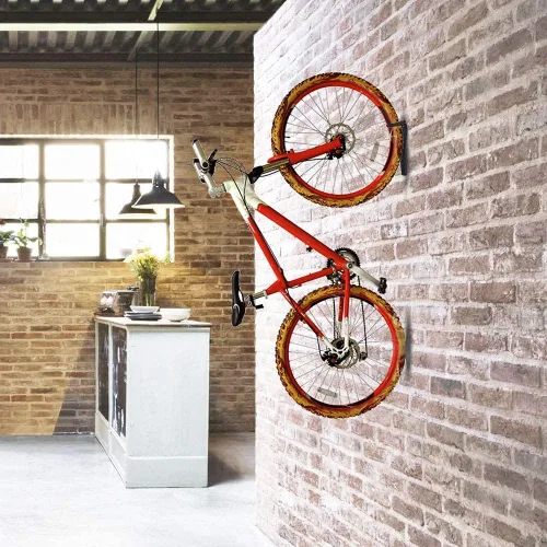 Miniatura 5 de Dirza Soporte para Bicicletas de Pared para Garaje Colgador para Bicicletas Ganchos para Bicicletas Almacenamiento de Bicicletas Sistema Vertical