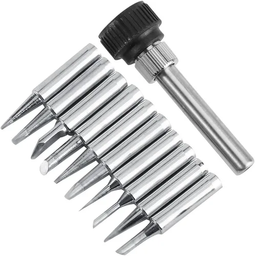 10pcs/set - Puntas de hierro de soldadura de cobre 900M-T para 936, 937, 938, 969, 8586, 852D herramienta de estación de soldadura (#2)