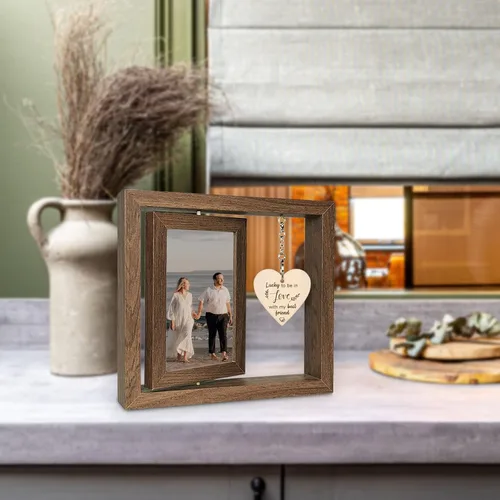 Miniatura 4 de EYITUPC No Puedo Decir Que Te Amo Lo Suficiente - Así Que Este Es Tu Recordatorio - Marco de Fotos Giratorio, Regalos Sentimentales de "Te Amo