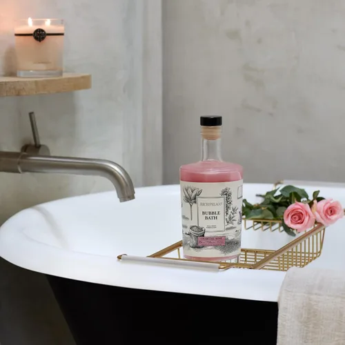 Miniatura 6 de Archipelago Botanicals Baño de Burbujas de Lujo con Carbón y Rosa, Baño de Burbujas Hidratante y Suavizante, Desintoxica, Restaura y Calma Todos