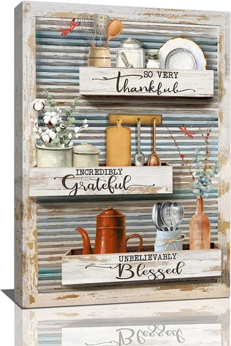 Miniatura 17 de Arte de pared de colibrí cristiano con texto en inglés "God says you ers", impresiones en lienzo, pintura rústica de pájaros de campo, obras de arte