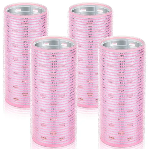 Miniatura 14 de WILLBOND 4 Piezas Rodillos para Cabello Largo para Flequillo Rizadores de Núcleo de Aluminio Rodillo Térmico de Autoagarre para Cabello Largo