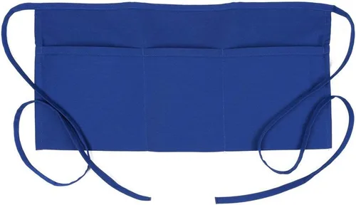 Fame Original - Delantal de cintura con 3 bolsillos 18122 para adultos, color azul real, talla única, unisex (F9-83479)