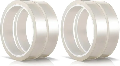 Miniatura 9 de Zonon Cinta térmica transparente de 108 pies para sublimación y transferencia de calor, resistente a altas temperaturas, ideal para placas