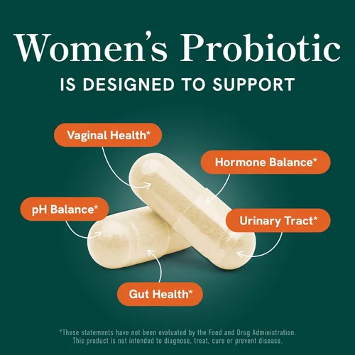 Miniatura 2 de Probióticos para mujeres 50 mil millones de UFC para vaginal, equilibrio del pH y apoyo a la salud digestiva Probióticos femeninos