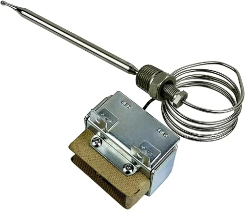 Interruptor de freidora de termostato de límite alto 1177 compatible con Atosa Catering Equipment 301030005 Hi Limit, freidora 3/8 pulgadas Mpt