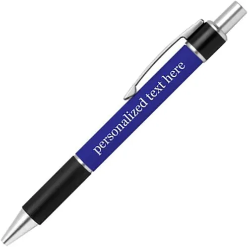 Miniatura 2 de Bolígrafo personalizado – Nombre o mensaje personalizado – Colores o impresiones – Regalo de papelería, suministros para la escuela de negocios