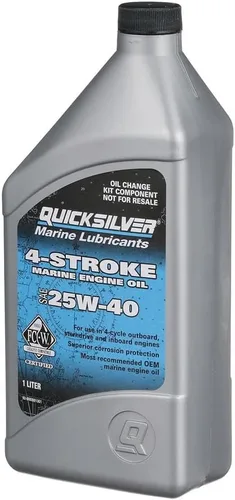 Miniatura 4 de Kit de cambio de aceite Quicksilver de 4 tiempos – para motores fuera de borda Mercury – 15, 20, 25, 30, 40, 50, 60, 75, 90, 115, 150, 175, 200