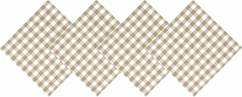 Miniatura 40 de Home Bargains Plus Country Rustic Buffalo - Juego de 4 manteles individuales de algodón a cuadros, color negro, a cuadros, de fácil cuidado