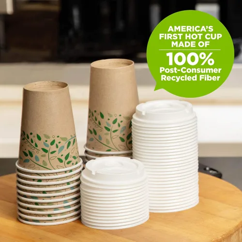 Miniatura 6 de Dixie PerfecTouch 12 oz. Vaso para café de papel aislante por GP PRO