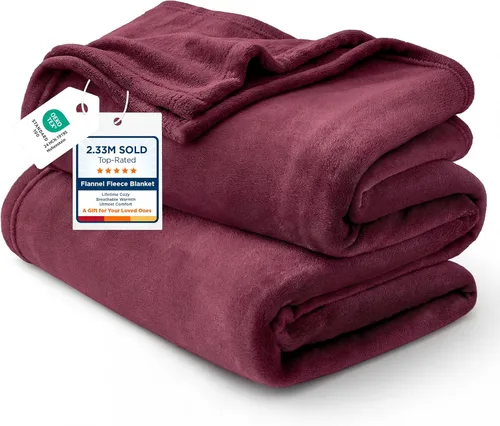 Miniatura 29 de Bedsure GentleSoft - Mantas de forro polar azul marino tamaño Queen - Manta de cama azul suave ligera afelpada difusa acogedora microfibra de lujo