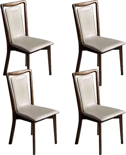 Miniatura 12 de Sillas de comedor tapizadas de madera maciza, sillas de comedor con marco de madera de fresno, silla de sala de estar para comedor, estudio, sala