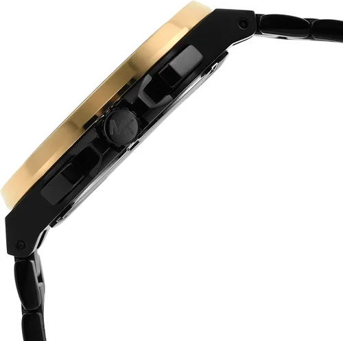 Miniatura 4 de Michael Kors Lennox - Reloj cronógrafo de acero inoxidable para hombre con correa de acero o silicona