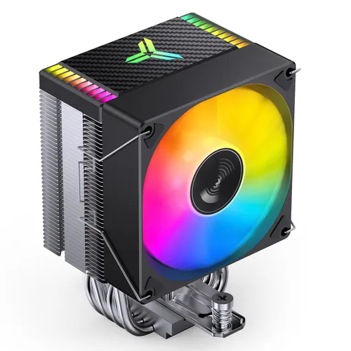 Miniatura 8 de JONSBO CR1400 - Enfriador de aire de CPU RGB, enfriador de CPU PWM de 92 mm con 4 tubos de calor, ventiladores de PC de computadora removibles