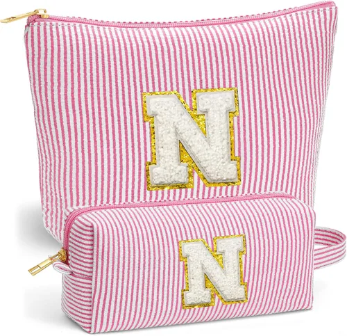 Miniatura 47 de Set de Bolsos de Maquillaje de Viaje - Bolso Inicial de Aseo de Viaje, Bolso de Cosméticos Portátil Bolso de Maquillaje de Viaje con Artículos Azul