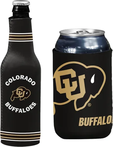 Miniatura 33 de College Team Color Logo Can & Bottle Holder Insulator Beverage Cooler Set