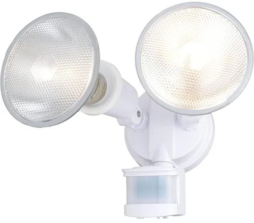 Miniatura 10 de VAXCEL Luz de inundación de seguridad para exteriores del atardecer al amanecer con sensor de movimiento de bronce, 2 cabezales de luz ajustables, 4