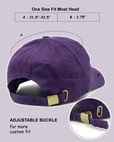 Miniatura 2 de Utmost Gorra de béisbol unisex de algodón de perfil bajo, color blanco liso, suave, sin construir, ajustable, tamaño para papá