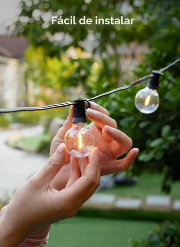 Miniatura 6 de Brightown Candelabra - Lote de 25 bombillas G40 con rosca, luz clara, con forma de globo Luz LED