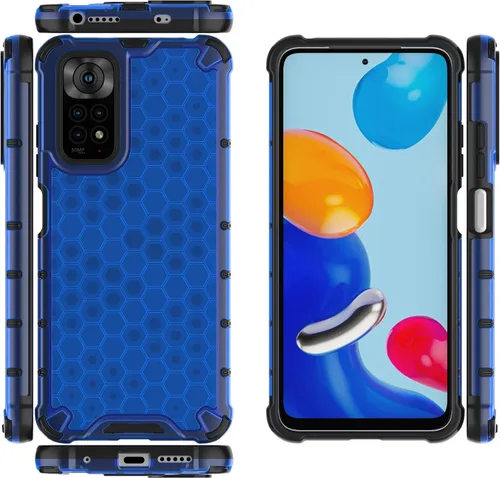 Miniatura 150 de Funda para Xiaomi Poco M5s 4G, Funda para Redmi Note 10 4G / Note 10S 4G / Note 11 SE (India) Case Case 2 en 1 Funda para teléfono Blanco