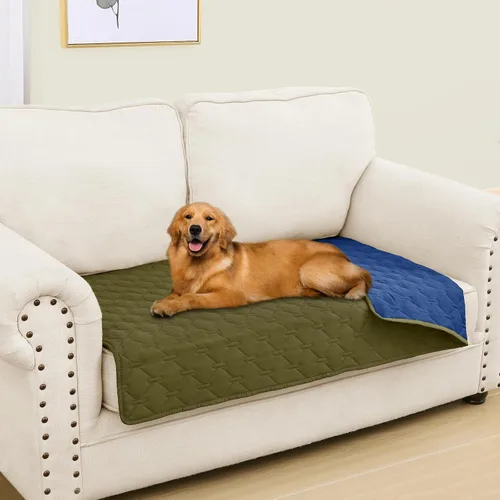 Miniatura 84 de Smiry Funda Impermeable para Cama de Perro, Manta Suave Reversible para Mascotas, Lavable a Prueba de Fugas para Gatos y Perros, Funda para Sofá