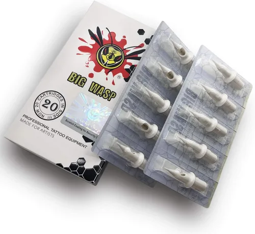 Miniatura 6 de Aguja desechables para tatuajes, 20 piezas, 1