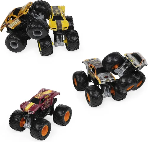 Miniatura 4 de Monster Jam, Edición Retro Oficial Max-D Paquete de 5 Camiones Monstruo a Escala 1:64, Juguetes para Niños y Niñas de 3 Años en Adelante