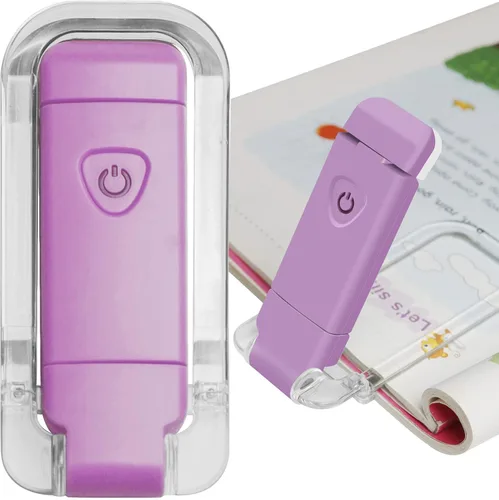 Miniatura 16 de EGWASER Luz de lectura de libros, luces LED portátiles recargables por USB con clip para leer en la cama, 3 luces ajustables regulables para 1