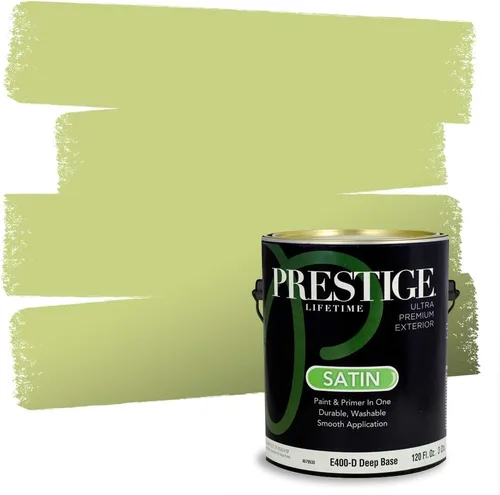 Miniatura 85 de PRESTIGE Pinturas Pintura interior e imprimación en uno, 1 galón, cáscara de huevo, aventura